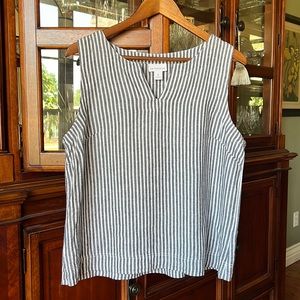 Lovely striped linen tank